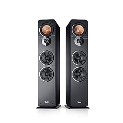 Teufel Ultima 40 Paire d’enceintes colonnes Hi-FI, Système 3 Voies, Puissance de 200 W, Construction Bass-Reflex, Compatible avec Tous Les amplificateurs et récepteurs AV (Noir) - Les Beatles, Paul McCartney, John Lennon, RIngo Starr, George Harrison