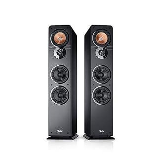 Teufel Ultima 40 Paire d’enceintes colonnes Hi-FI, Système 3 Voies, Puissance de 200 W, Construction Bass-Reflex, Compatible avec Tous Les amplificateurs et récepteurs AV (Noir) - Les Beatles, Paul McCartney, John Lennon, RIngo Starr, George Harrison