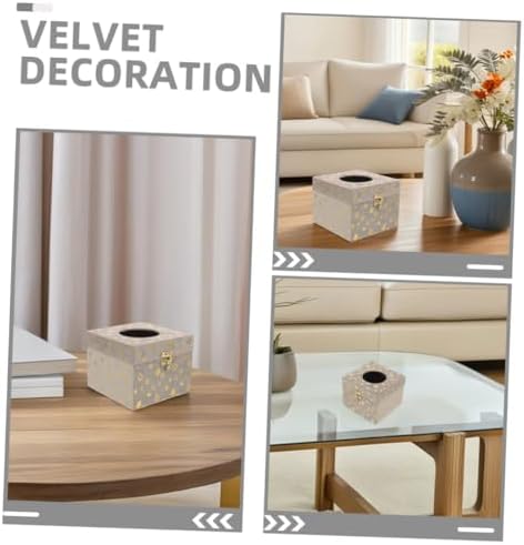 Stylish Vintage Wooden Tissue Box