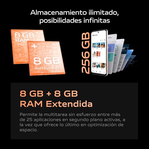 vivo Y28 Smartphone, 8 GB + 256 GB, 6000 mAh + 44 W FlashCharge, Hauptkamera 50 MP, Stereo-Lautsprecher mit 300 % Lautstärke, 6,68 Zoll Display, Dual-SIM, Handy, Android 14 – Bild 5