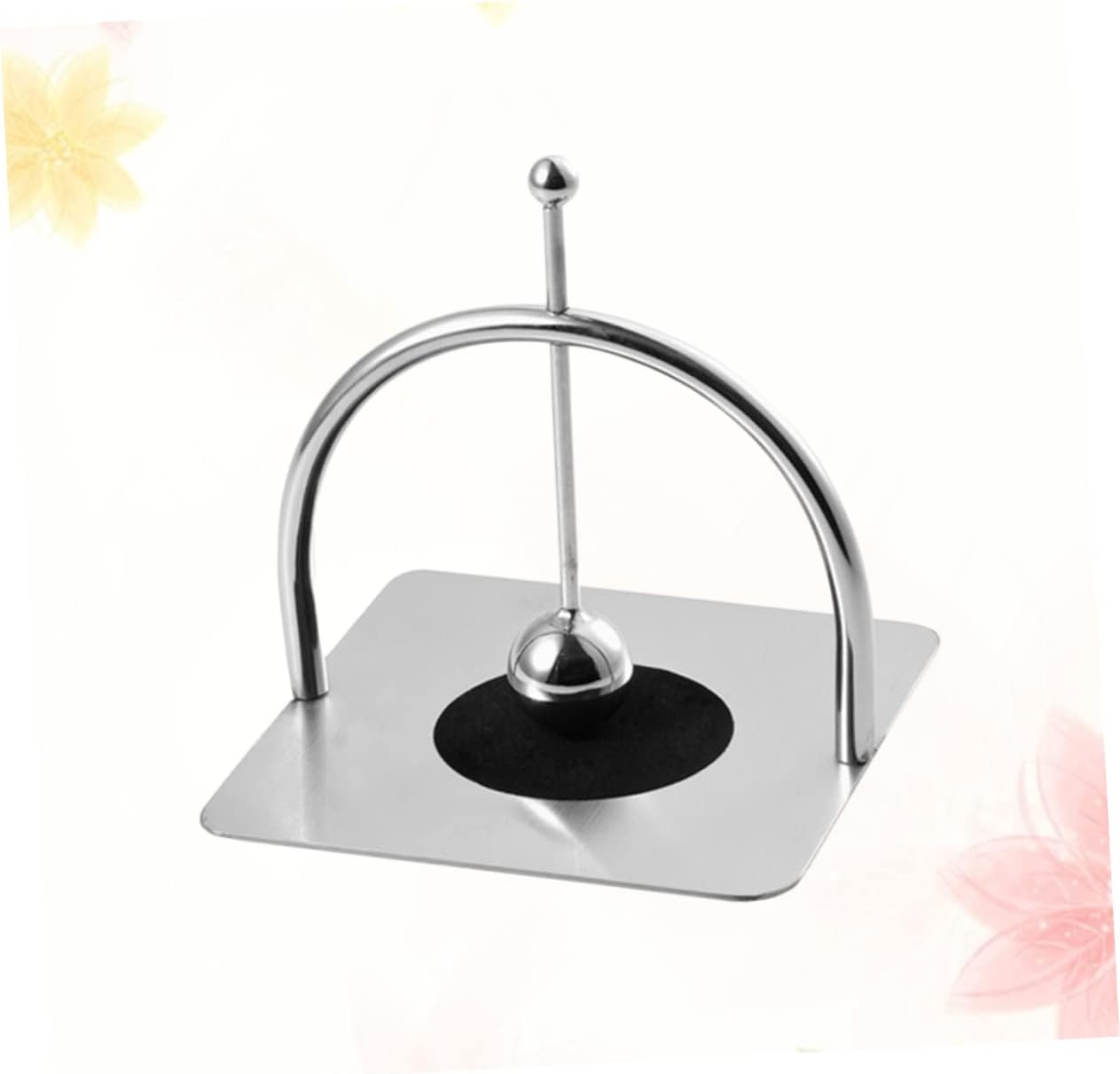 Stainless Steel Napkin Holder with Pivoting Arm