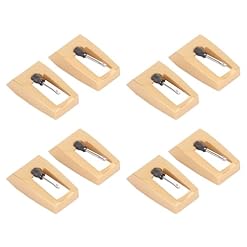 Aiguille de Tourne-Disque, Paquet de 8 Stylets de Remplacement pour Platine Vinyle pour Victrola pourpour ION pour Jenson avec Installation Facile - Les Beatles, Paul McCartney, John Lennon, RIngo Starr, George Harrison