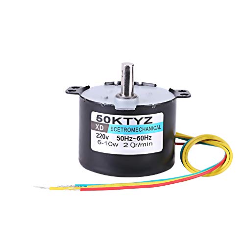 Moteur 220V, 50KTYZ AC 220V 10W 0.5A Petit Moteur Synchrone Electrique à Aimant Permanent à Basse Vitesse CW/CCW 2.5/20 tr/min à Couple Elevé en Métal Adapté pour Tourne-Disque(20 Revolutions) - Les Beatles, Paul McCartney, John Lennon, RIngo Starr, George Harrison Moteur 220V, 50KTYZ AC 220V 10W 0.5A Petit Moteur Synchrone Electrique à Aimant Permanent à Basse Vitesse CW/CCW 2.5/20 tr/min à Couple Elevé en Métal Adapté pour Tourne-Disque(20 Revolutions)