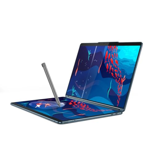 Lenovo YogaBook 9i Convertible | 2x13 2,8K OLED Touch Display | Intel Core Ultra 7-155U | 16GB RAM | 1TB SSD | Intel Iris Xe Grafik | Win11 Home | QWERTZ | blau | inkl. Pen, Folio Case & Tastatur – Bild 3