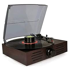 Tourne-Disque rétro, boîte à Musique Tourne-Disque 3 Vitesses avec Haut-parleurs stéréo intégrés, Portable Vintage Multifonction - Les Beatles, Paul McCartney, John Lennon, RIngo Starr, George Harrison