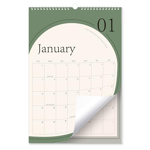 Calendar 2024 - January 2024 - December 2024 12 Month Wall Calendar, 10" X 14.75" Large Twin-Wire Bindin Weekly Monthly Planner Academic Calendar