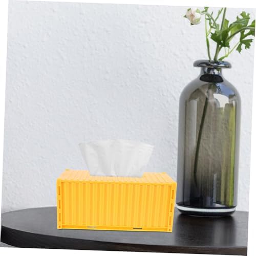 Vivid Shipping Container Tissue Box Cover Travel Wipes Case