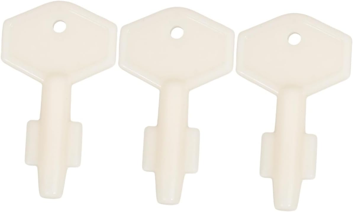 3-Pack Plastic Toilet Paper Dispenser Keys for Commercial Use