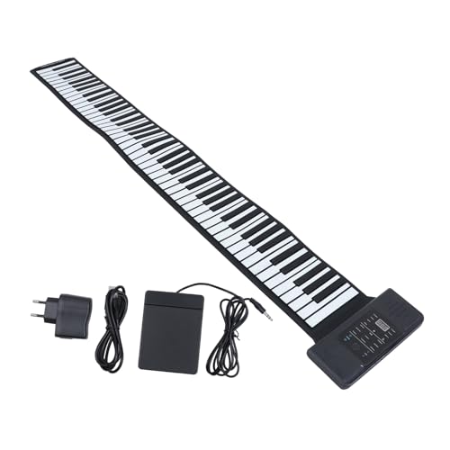 Vaguelly 1 D’instrument De Musique De Piano Électronique Portable En Silicone Pliable À 88 Touches - Les Beatles, Paul McCartney, John Lennon, RIngo Starr, George Harrison Vaguelly 1 D'instrument De Musique De Piano Électronique Portable En Silicone Pliable À 88 Touches