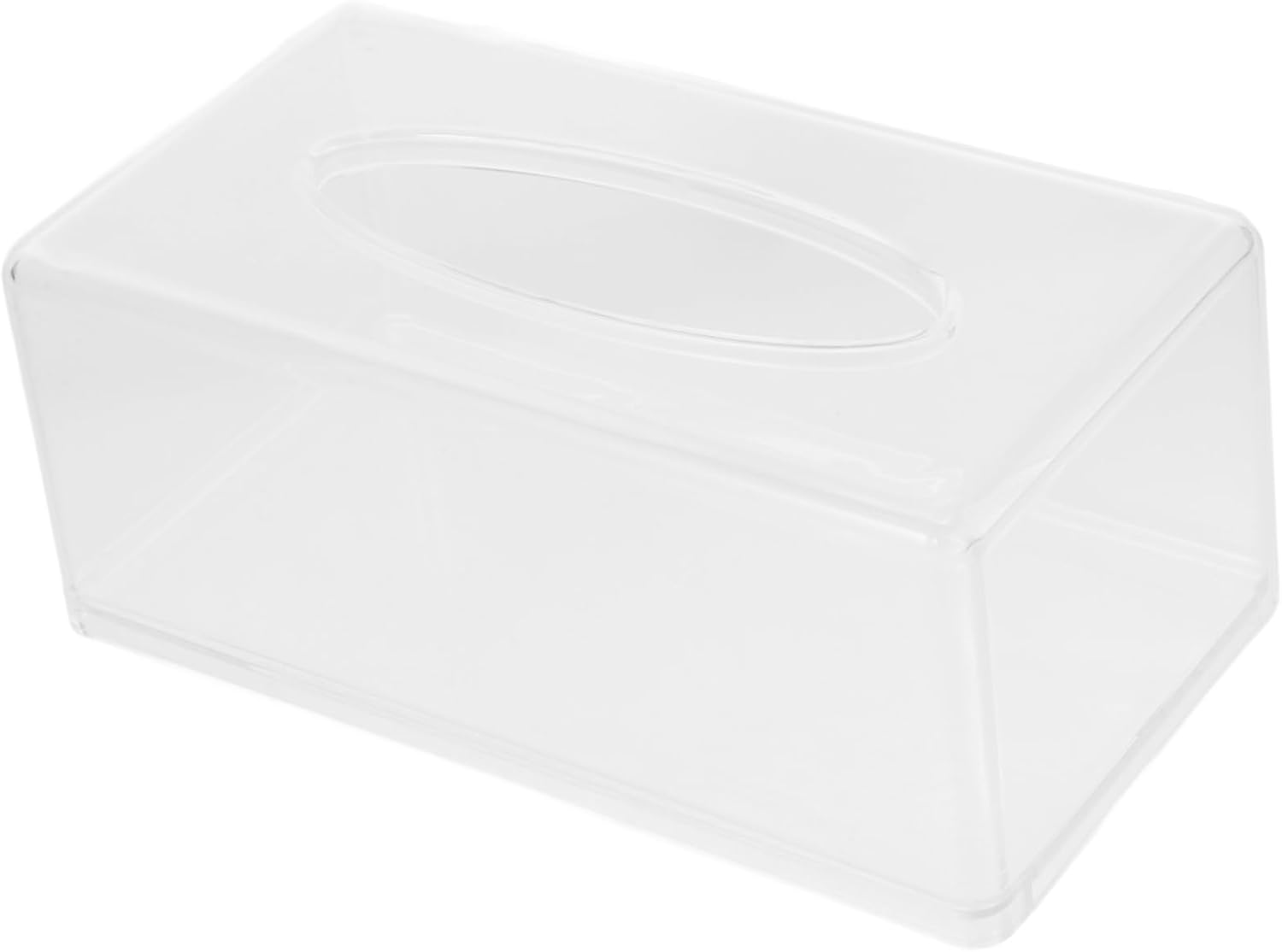 Homoyoyo Acrylic Tissue Box Lid Holder Compact Napkin Dispenser with Modern Design