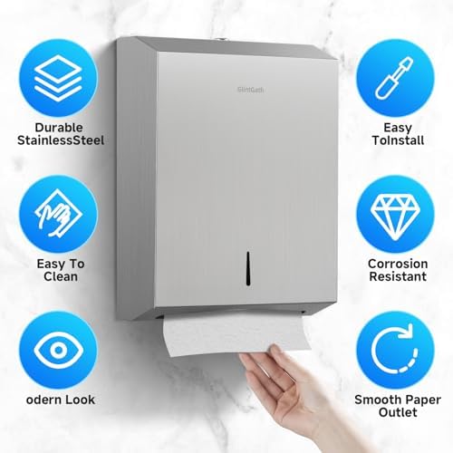 Sturdy 304 Stainless Steel Touchless Towel Dispenser