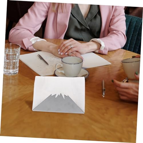 NAMOARY Rustic Stainless Steel Napkin Holder