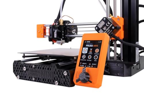 Original Prusa Mini+ Anfängerfreundliches 3D-Drucker-DYI-Kit, Filament-Sensor enthalten, Spaß beim Zusammenbauen, abnehmbare Druckblätter, Filamentprobe enthalten, Druckgröße 17,8 x 17,8 x 17,8 cm. – Bild 5