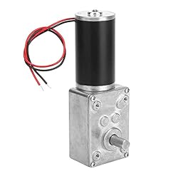 Moteur à engrenages à vis sans fin 24 V, vitesse électrique de torsion élevée de 31 mm, arbre de sortie du moteur à engrenages réduit 8 mm (12V 400RPM) - Les Beatles, Paul McCartney, John Lennon, RIngo Starr, George Harrison