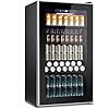  Kndko-Beverage-Refrigerator-Cooler-130-Can-Mini-Fridge-with-Adjustable-Shelves-Glass-Door-Digital-Temperature-Control-LED-Lighting-Energy-Efficient-for-Home-Office-Bar-32-CuFt-Black