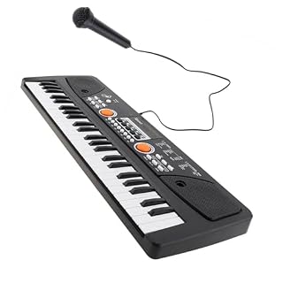 Débutants Clavier Électronique Clavier Électronique 49/61 Touches Piano Clavier De Musique Numérique Avec Microphone Cadeau Musical(49) - Les Beatles, Paul McCartney, John Lennon, RIngo Starr, George Harrison