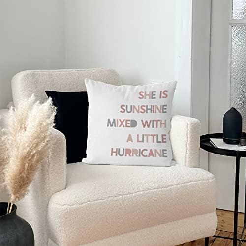 Hello Beautiful Pillow Cover 18x18 Pink