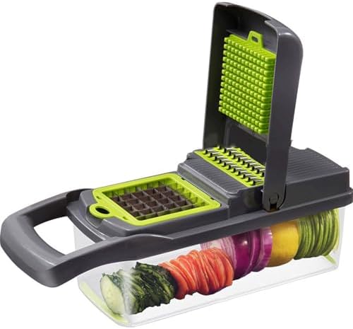 10 in 1 Vegetable Chopper with Stainless Steel Blades