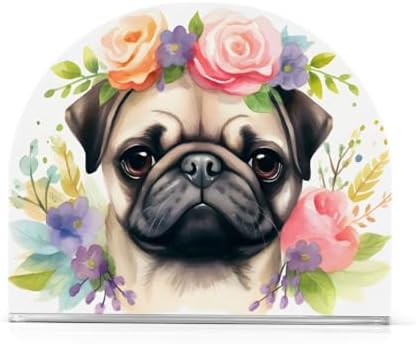 Cozy Pug Napkin Holder