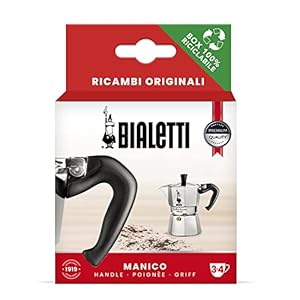   Bialetti-800242-Spare-Parts-Includes-1-Handle-with-Plug-Compatible-with-Moka-Express-34-cupsBlack