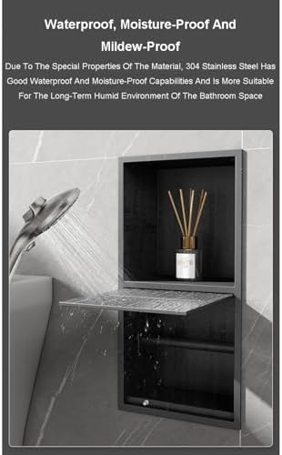 Space-Saving Stainless Steel Towel Dispenser with Open Shelf for Commercial Use