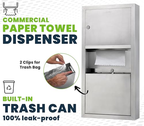 Effortless Commercial Dispenser for Paper Towels