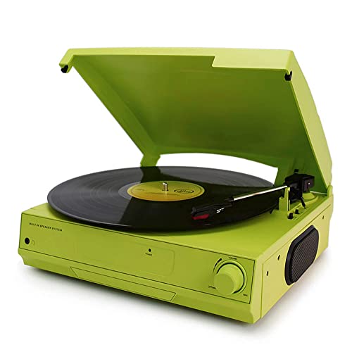 Tourne-Disque Vinyle Bluetooth Haut-Parleur intégré 33/45/72 TR/Min salon Moderne Maison enregistreur phonographe stéréo (Vert) - Les Beatles, Paul McCartney, John Lennon, RIngo Starr, George Harrison Tourne-Disque Vinyle Bluetooth Haut-Parleur intégré 33/45/72 TR/Min salon Moderne Maison enregistreur phonographe stéréo (Vert)