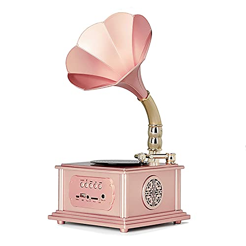 Phonograph Tourne-disque rétro avec haut-parleurs stéréo intégrés – Lecteur de disques vinyle portable, Bluetooth - Les Beatles, Paul McCartney, John Lennon, RIngo Starr, George Harrison Phonograph Tourne-disque rétro avec haut-parleurs stéréo intégrés – Lecteur de disques vinyle portable, Bluetooth