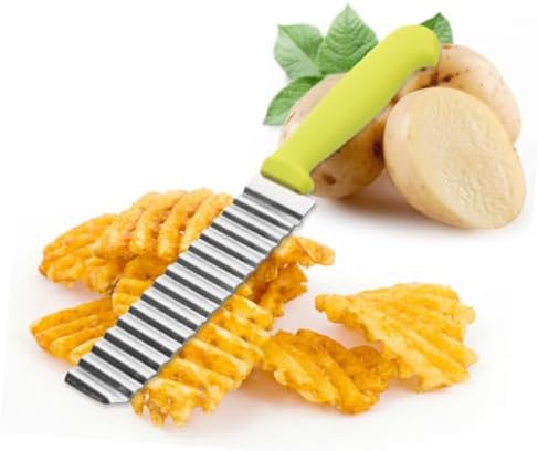 Stainless Steel Potato Freyr Cutter -Professional Kitchen Chopper for Potatoes More
