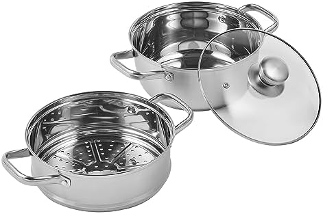 3QT Stainless Steel Steamer Pot for Kitchen Use