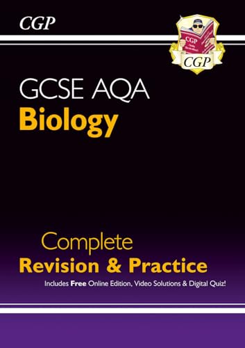 GCSE Biology AQA Complete Revision & Practice includes Online Ed, Videos & Quizzes: for the 2025 and 2026 exams (CGP AQA GCSE Biology)