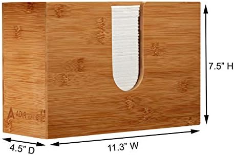 Bamboo Promise Dispenser - Wall or Counter Mount - 48 x 116 x 78