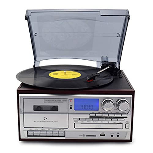 TAISK Tourne-Disque Bluetooth rétro phonographe avec 2 Haut-parleurs intégrés – Tourne-Disque 3 Vitesses, Lecteur CD, Radio AM/FM | USB | Enregistrement sur Bande | Fonction d - Les Beatles, Paul McCartney, John Lennon, RIngo Starr, George Harrison TAISK Tourne-Disque Bluetooth rétro phonographe avec 2 Haut-parleurs intégrés - Tourne-Disque 3 Vitesses, Lecteur CD, Radio AM/FM | USB | Enregistrement sur Bande | Fonction d