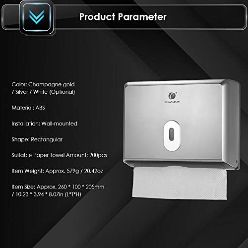 Toilet Tissue Dispenser Wall Mounted Silver