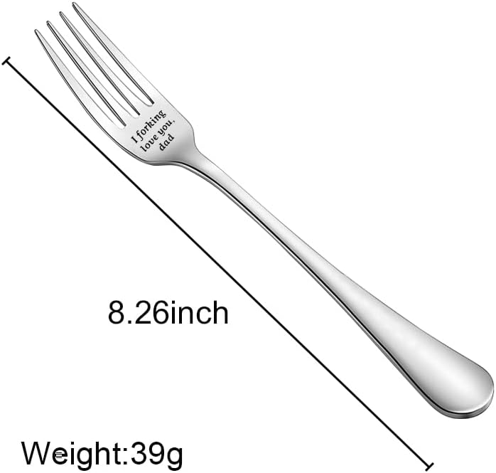 I Forking Love You Dad Engraved Salad Fork