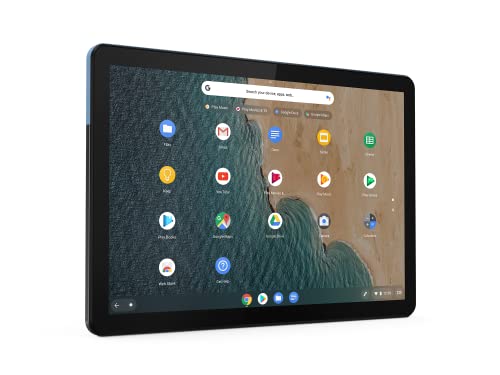 Lenovo IdeaPad Duet Chromebook 26,4 cm (10,1 Zoll, 1920x1200, Full HD, WideView, Touch) ChromeOS Tablet (MediaTek P60T, 4GB RAM, 64GB eMMC, ARM Mali-G72 MP3, ChromeOS) blau-grau + Stift – Bild 7