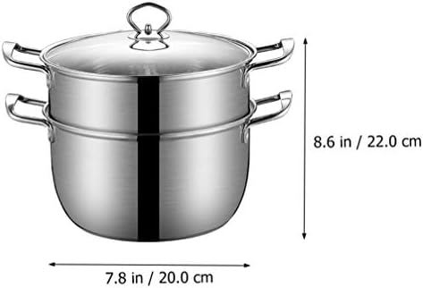 Cabilock 1 Pc Stainless Steel Steamer Pot