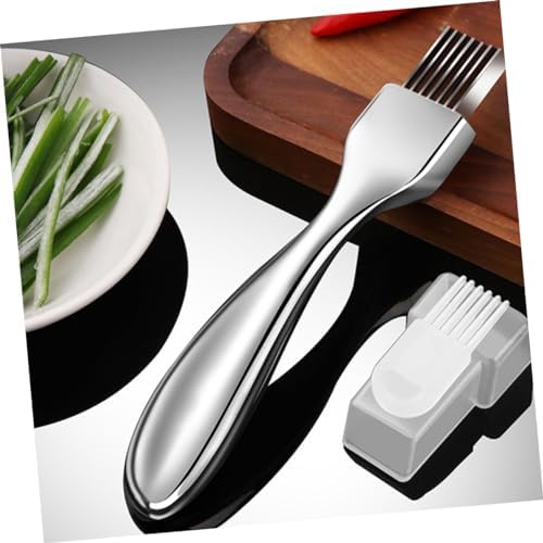 Stainless Steel Onion and Scallion Slicer Set