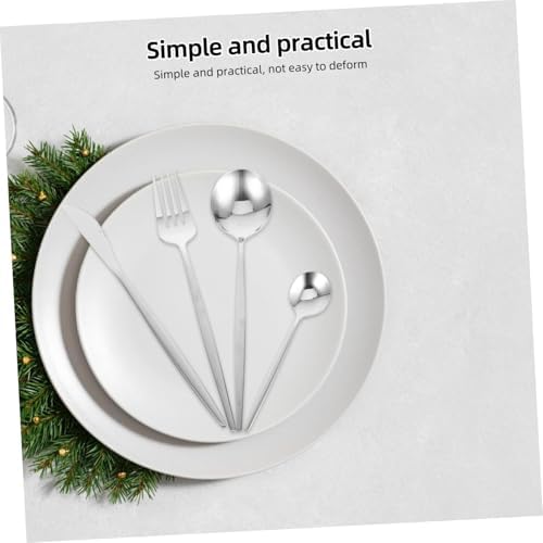 Chic Stainless Steel Knife Fork Set for Parties