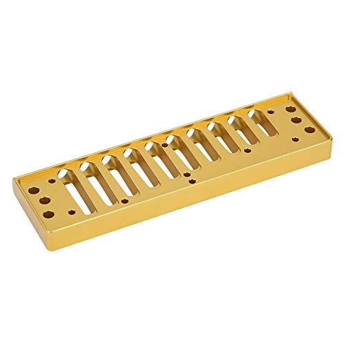 Peigne Harmonica Blues, Peigne en Alliage D’aluminium à 10 Trous, Pièce D’harmonica pour étudiants Débutants Hohner SP20(Or) - Les Beatles, Paul McCartney, John Lennon, RIngo Starr, George Harrison Peigne Harmonica Blues, Peigne en Alliage D'aluminium à 10 Trous, Pièce D'harmonica pour étudiants Débutants Hohner SP20(Or)