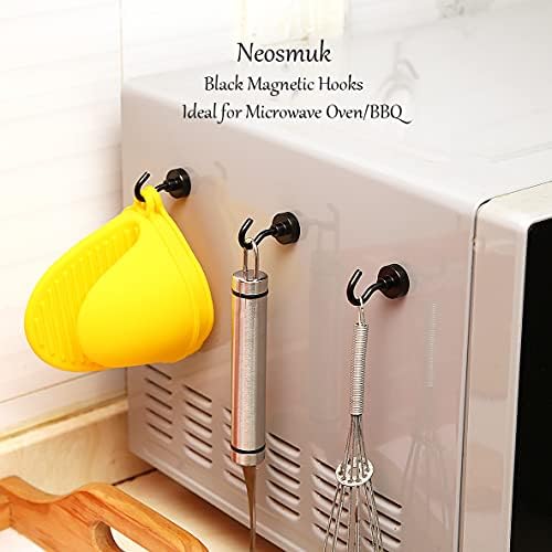 Neosmuk Magnetic Hooks Black 32lb