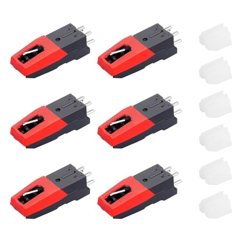 CYIOU 6 Pièces Saphir Tourne Disque Universel Saphir pour Platine Vinyle Aiguilles de Stylet de Remplacement pour Tourne Disque en Vinyle Tourne-Disque Phonographe (Rouge) - Les Beatles, Paul McCartney, John Lennon, RIngo Starr, George Harrison CYIOU 6 Pièces Saphir Tourne Disque Universel Saphir pour Platine Vinyle Aiguilles de Stylet de Remplacement pour Tourne Disque en Vinyle Tourne-Disque Phonographe (Rouge)