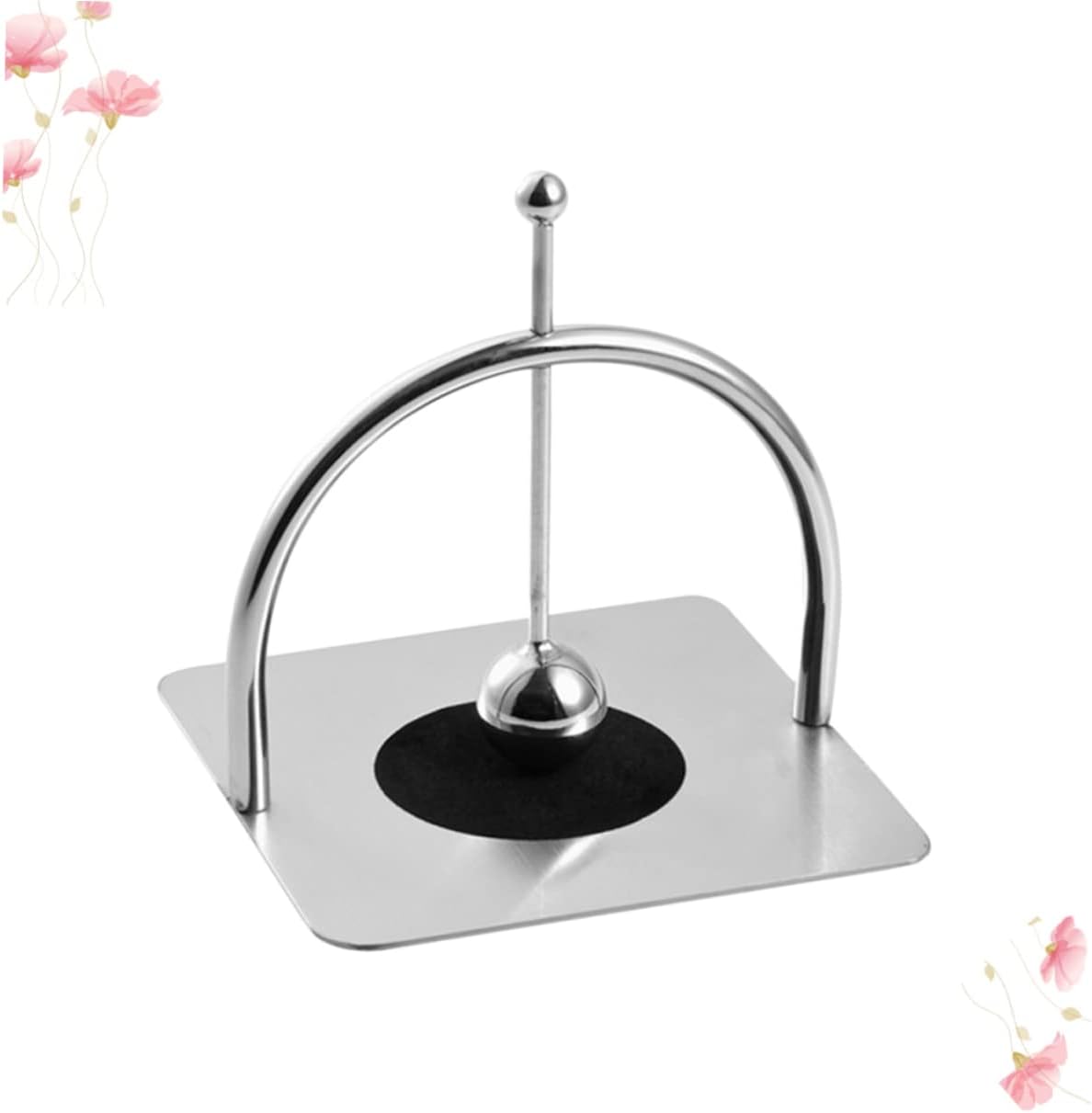 Stainless Steel Napkin Holder with Pivoting Arm