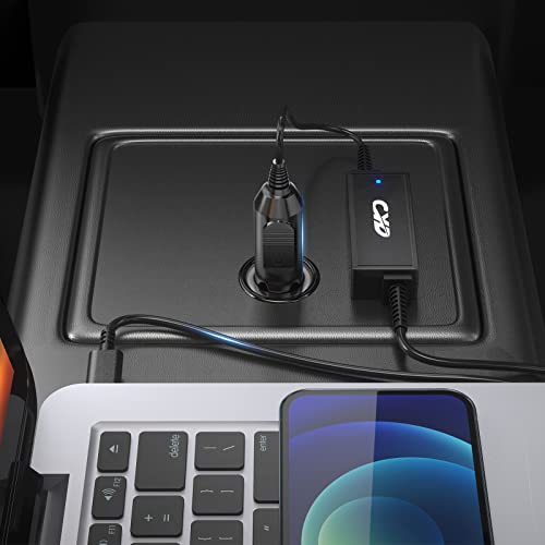 100W 12V-24V KFZ USB-C Autoladegerät, CYD autozubehör USB c Kompatibel mit MacBook Pro, HP Xiaomi Dell Razer Lenovo Laptops, Tablets, Smartphones - Output: 5V⎓3A 9V⎓3A 12V⎓3A 15V⎓3A 20V – Bild 4