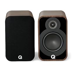 Q Acoustics 5020 Bois de rose – Enceinte Bibliothèque (la paire) - Les Beatles, Paul McCartney, John Lennon, RIngo Starr, George Harrison