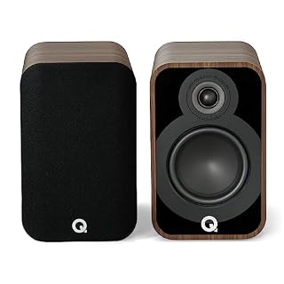 Q Acoustics 5020 Bois de rose – Enceinte Bibliothèque (la paire) - Les Beatles, Paul McCartney, John Lennon, RIngo Starr, George Harrison