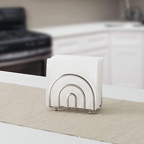 Stylish Napkin Holder with Satin Nickel Design