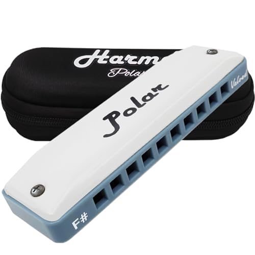 Diatonic harmonica HARMO POLAR key of F# Valved – Harmonica for Blues, Jazz - Les Beatles, Paul McCartney, John Lennon, RIngo Starr, George Harrison Diatonic harmonica HARMO POLAR key of F# Valved - Harmonica for Blues, Jazz