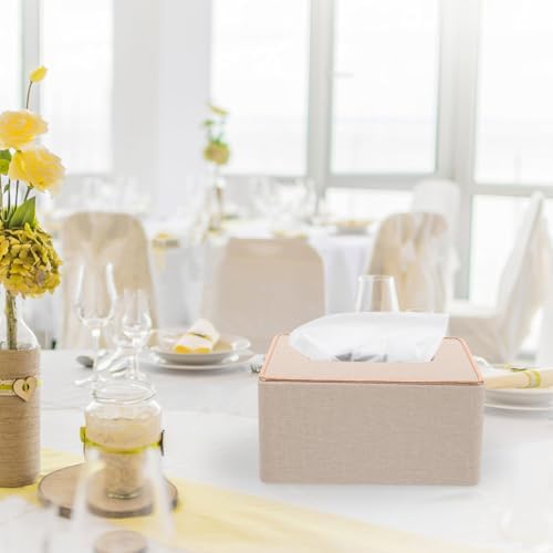 Elegant Leather Tissue Holder