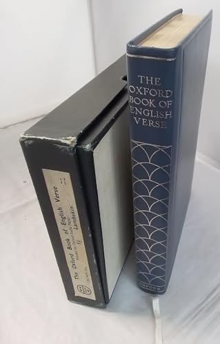 The Oxford Book of English Verse, 1250-1918